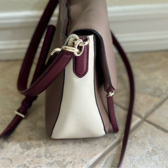 Kate Spade Jackson Soft Pebbled Leather Medium Flap Shoulder Bag - Picture 4 of 10